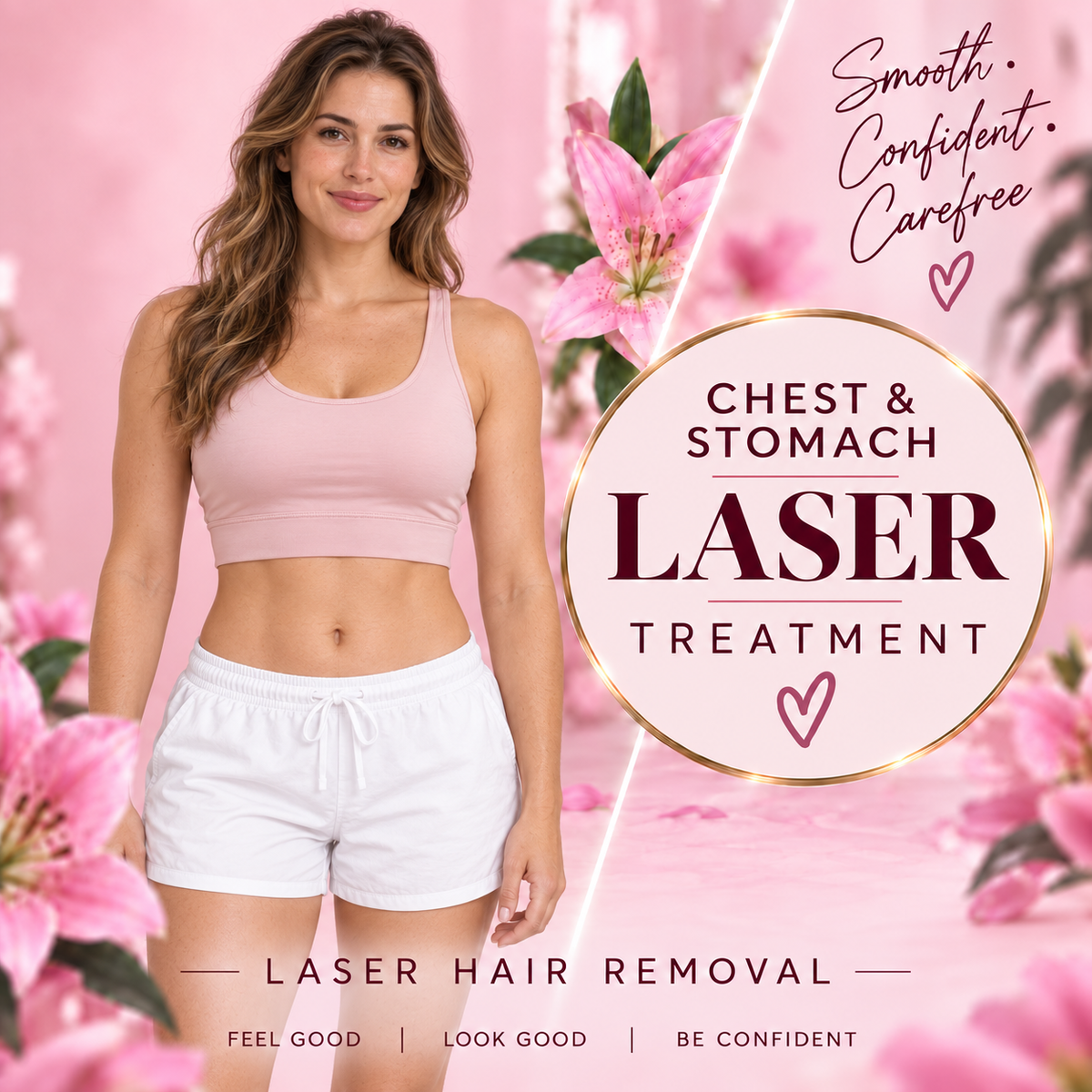Laser - Chest and Stomach
