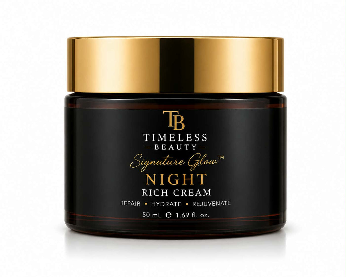 Signature Glow™ Night Rich Cream - Advanced Overnight Anti-Ageing Moisturiser 50ml