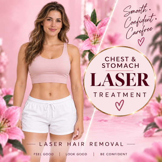 Laser - Chest and Stomach