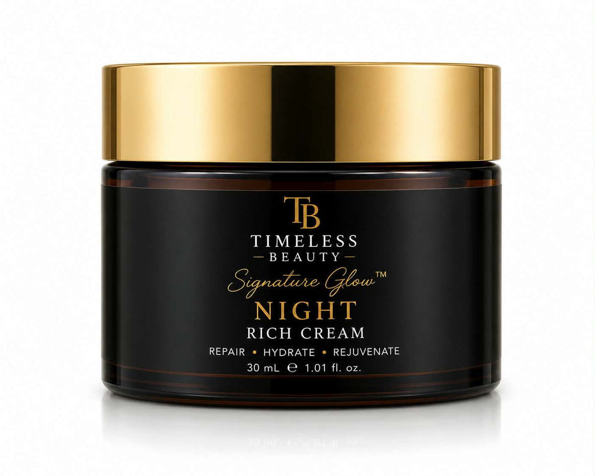Signature Glow™ Night Rich Cream - Advanced Overnight Anti-Ageing Moisturiser 30ml