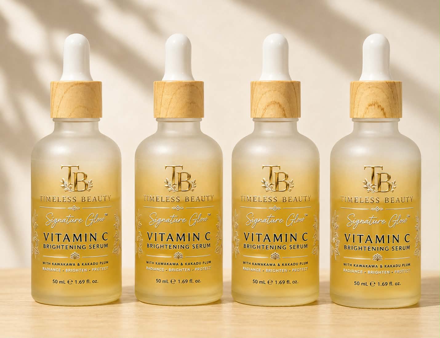 TIMELESS BEAUTY SIGNATURE GLOW™ VITAMIN C GLOW SERUM with Kakadu Plum & Kawakawa 50ml